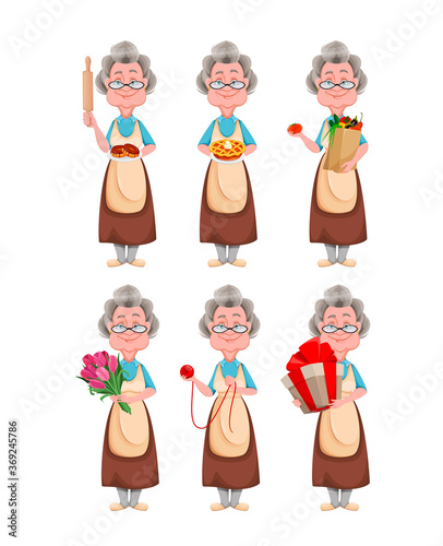 Happy Grandparents day. Cheerful grandmother photo