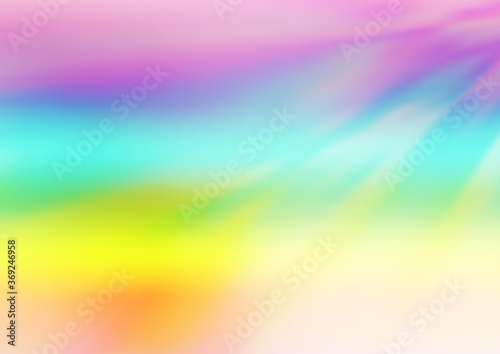 Light Multicolor, Rainbow vector modern elegant background. An elegant bright illustration with gradient. The blurred design can be used for your web site.
