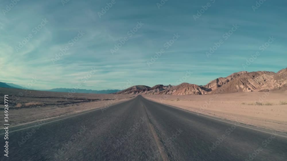 road in the desert road in the desert