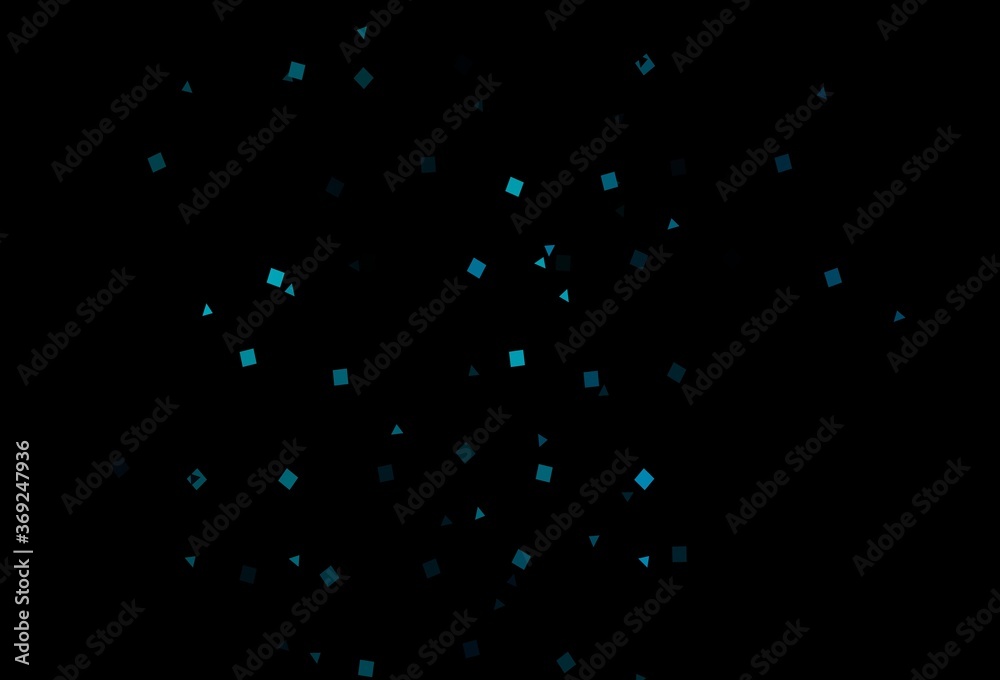 Dark BLUE vector texture in poly style with circles, cubes. Dark BLUE vector texture in poly style with circles, cubes.