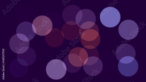 Blue and violet bokeh lights background