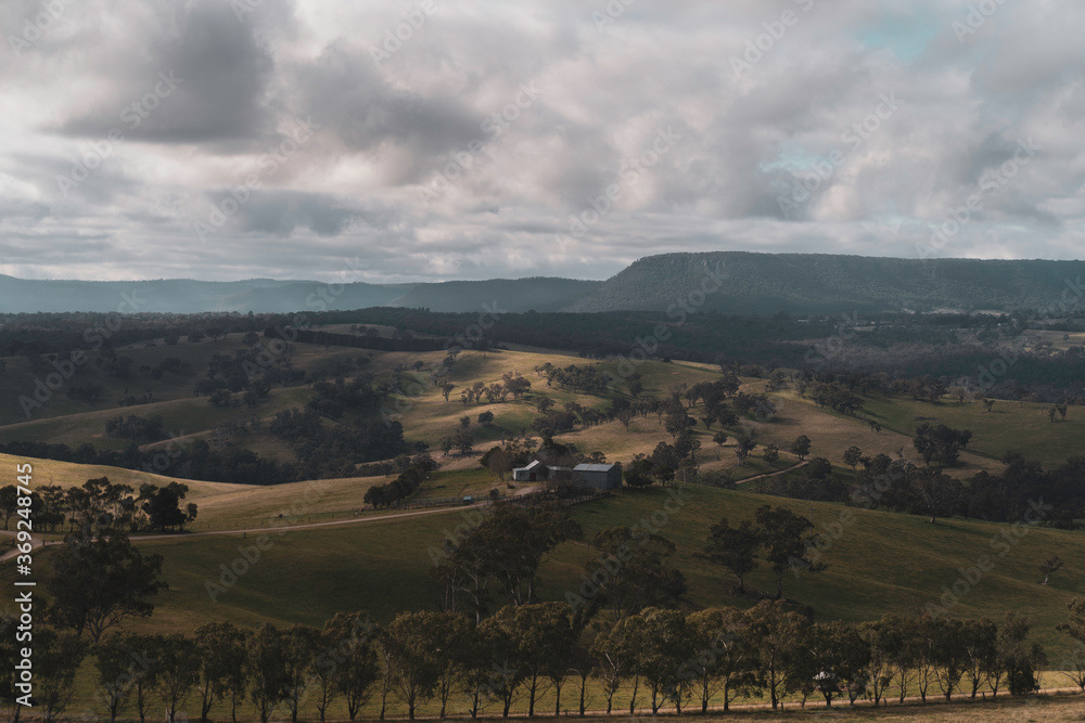 Naklejka premium autumn landscape in the mountains