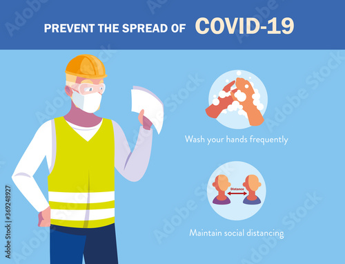 recommendations to prevent covid in an industry operator