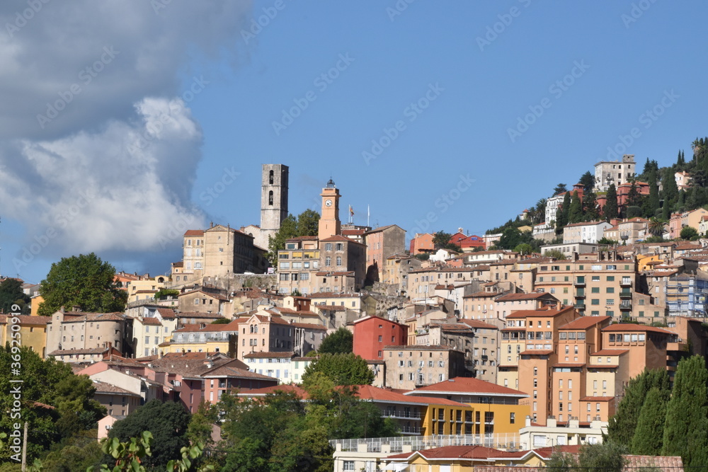 Naklejka premium Ville de Grasse capitale mondiale des parfum