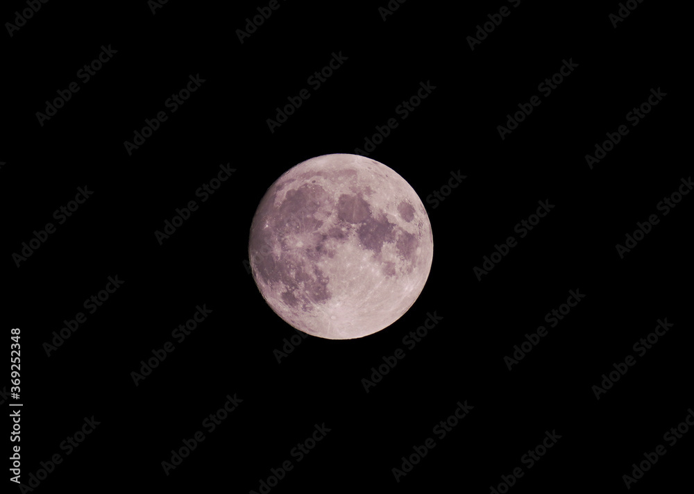 Obraz premium One day before full moon