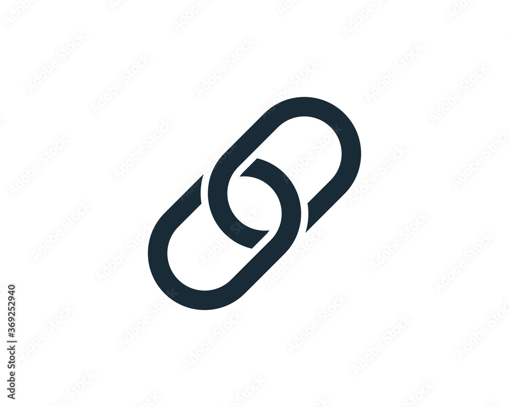 Chain Linked Connected Icon Vector Logo Template Illustration Design Chain Linked Connected Icon Vector Logo Template Illustration Design