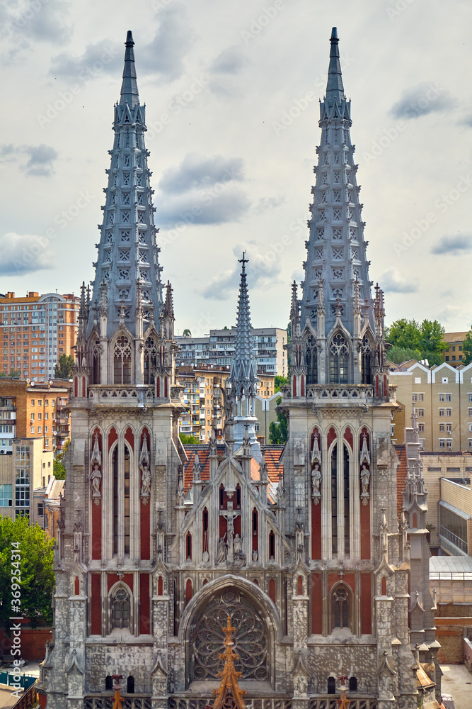 Obraz premium St. Nicholas Roman Catholic Cathedral, Kyiv.