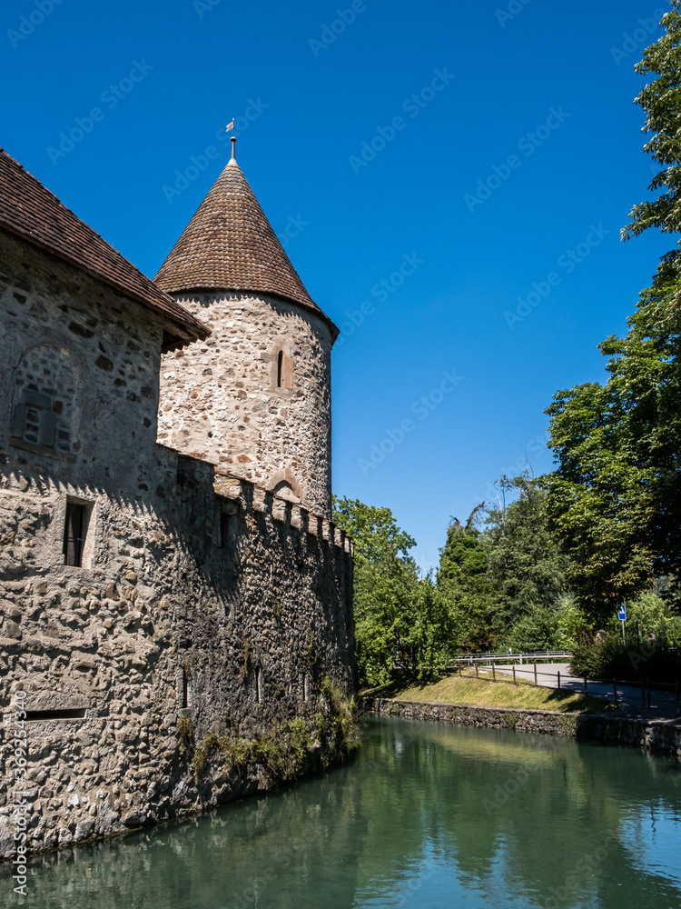 Part of Hallwyl Castle in Seengen, Switzerland
