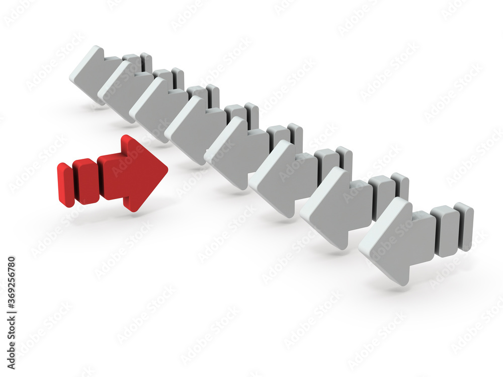 多数派と対立する少数派