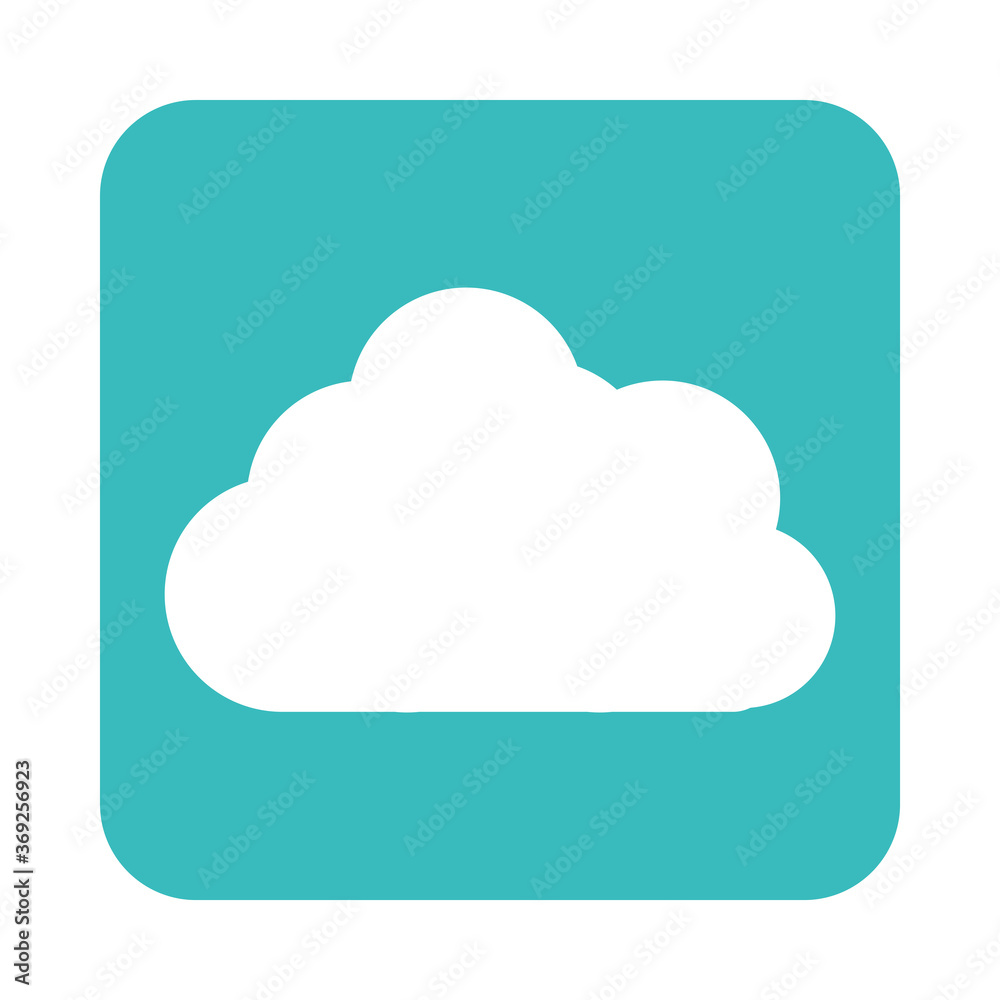 mobile application cloud storage data web button menu digital flat style icon mobile application cloud storage data web button menu digital flat style icon