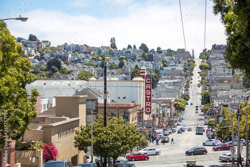 Blick in den Stadtteil Castro, San Francisco, Kalifornien, USA photo
