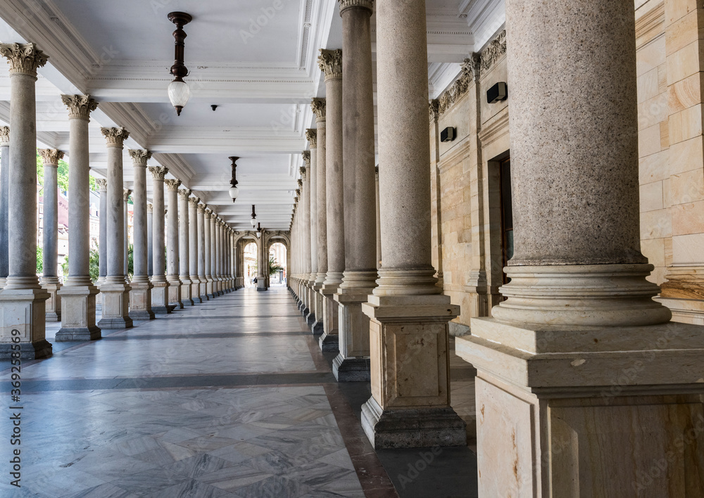 Mill colonnade in Karlovy Vary