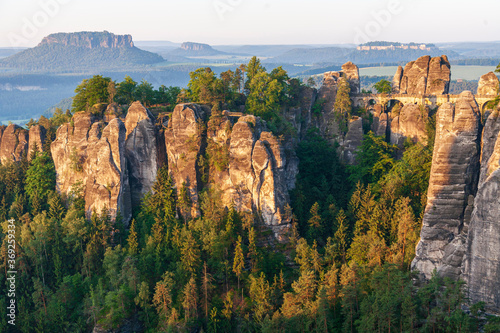 Elbsandsteingebirge in Sachsen