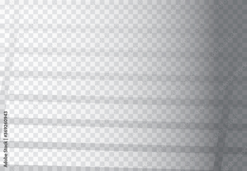 Vector set of transparent shadow overlay effects Vector set of transparent shadow overlay effects