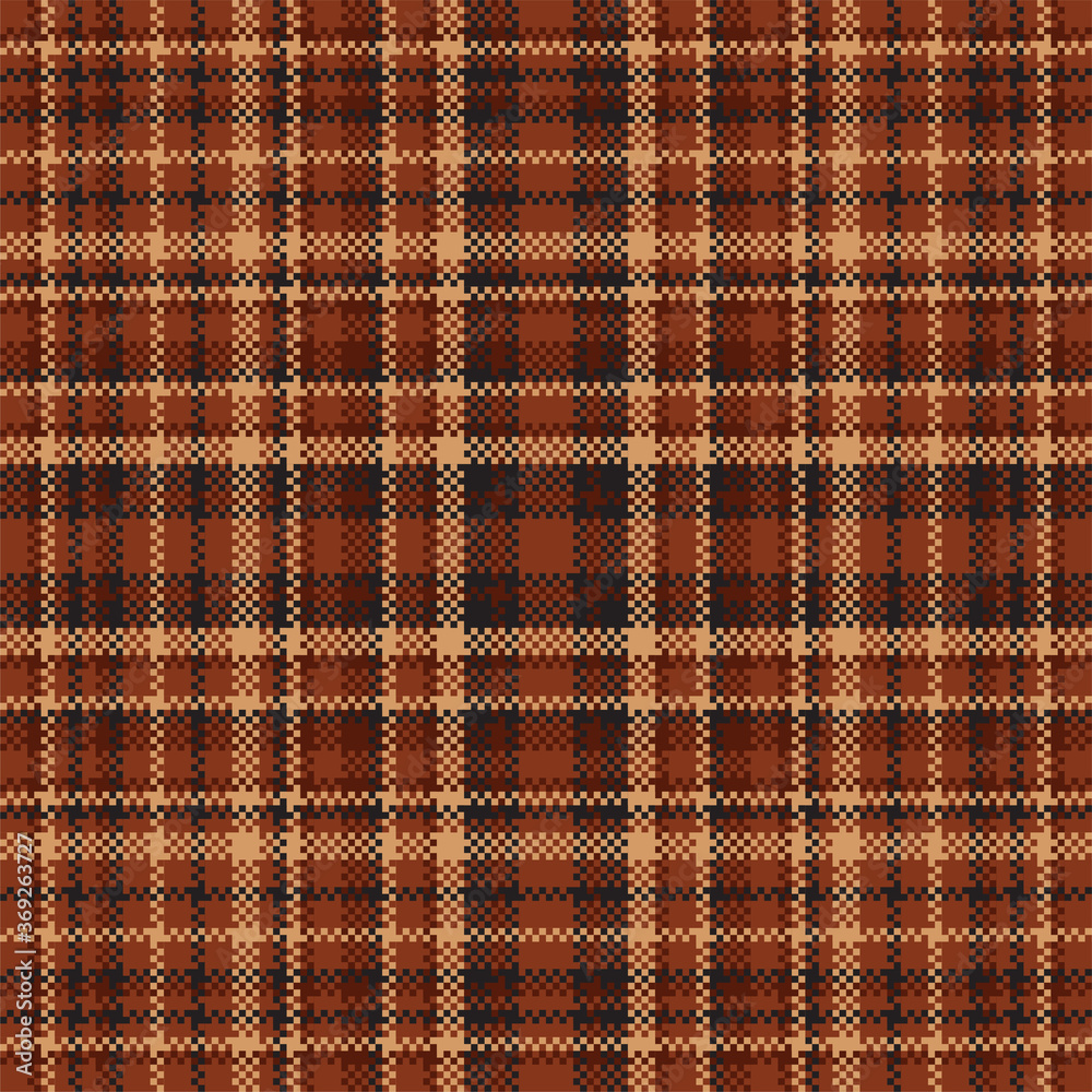 Fototapeta premium Tartan plaid pattern seamless. Print fabric texture. Check vector background.