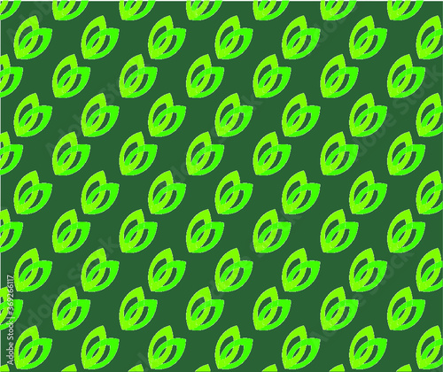 green laves pattern