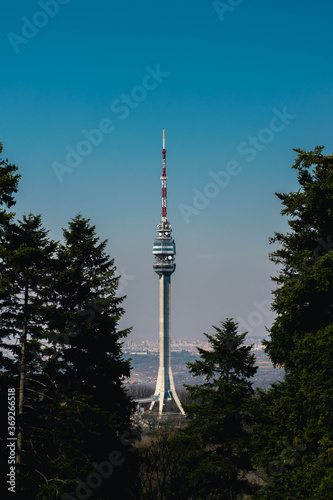 Radio tower on Mt Avala, Belgrade, Serbia