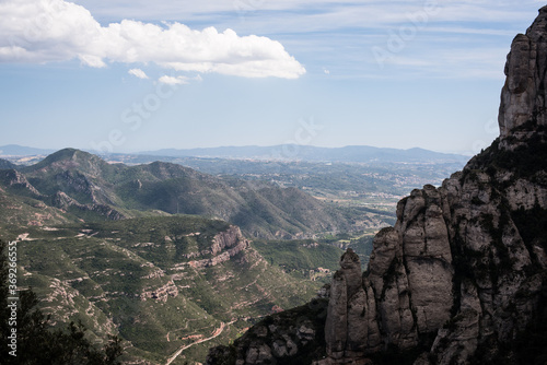 Mountain view from Montserrat, Catalunya