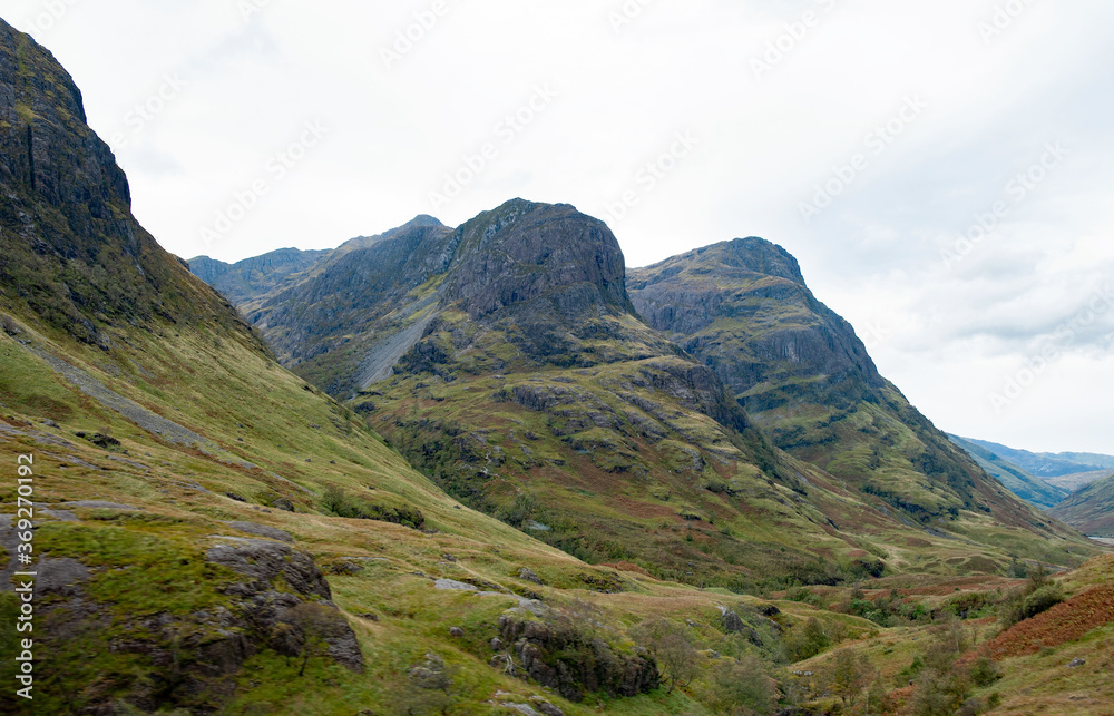 Glencoe mounains view, Scottish Highland, Glencoe mounains view, Scottish Highland,