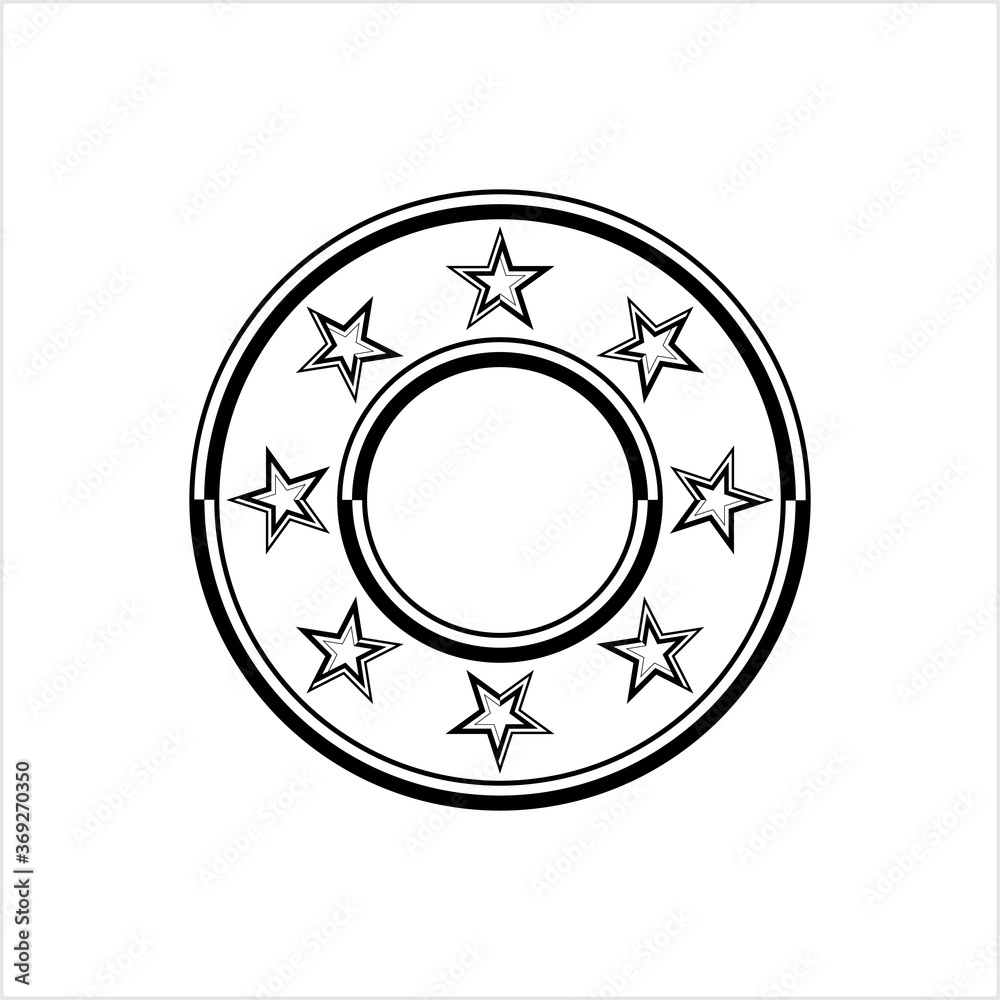 Stars In Circle Design Stars In Circle Design