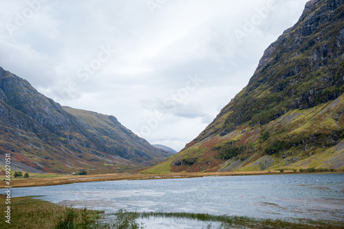 Glencoe mounains view   Scottish Highland 