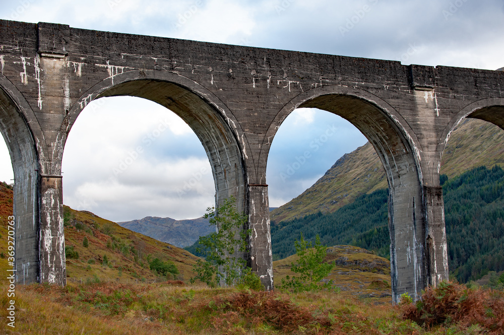 Glenfinnan viaduct, Scottish, Highlands, UK