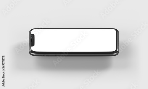 Phone Isometric Floating in Mid Air Landscape Realistic