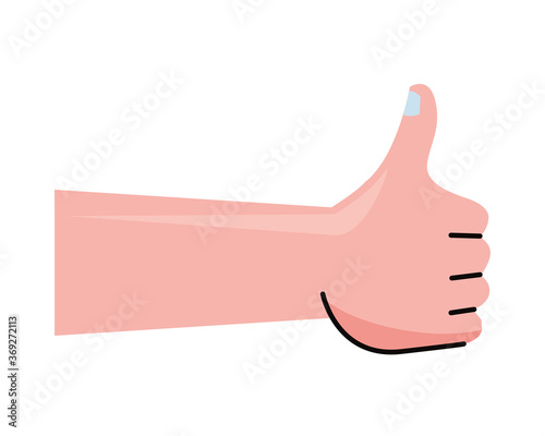 hand human like gesturing icon