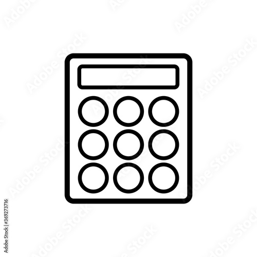 Calculator Icon Vector Illustration Design