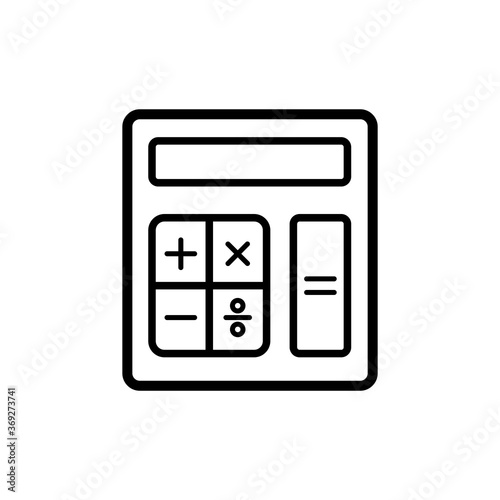 Calculator Icon Vector Illustration Design