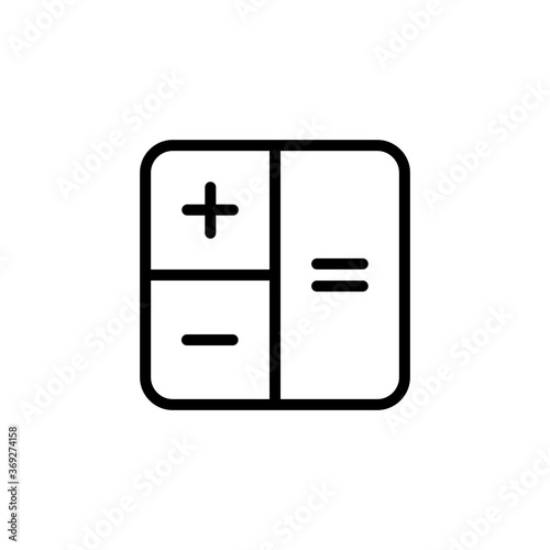 Calculator Icon Vector Illustration Design