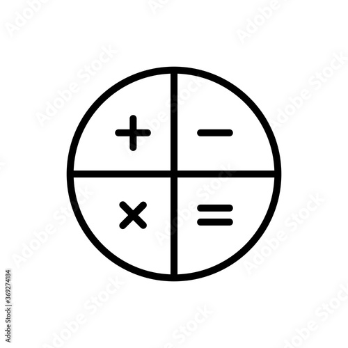 Calculator Icon Vector Illustration Design
