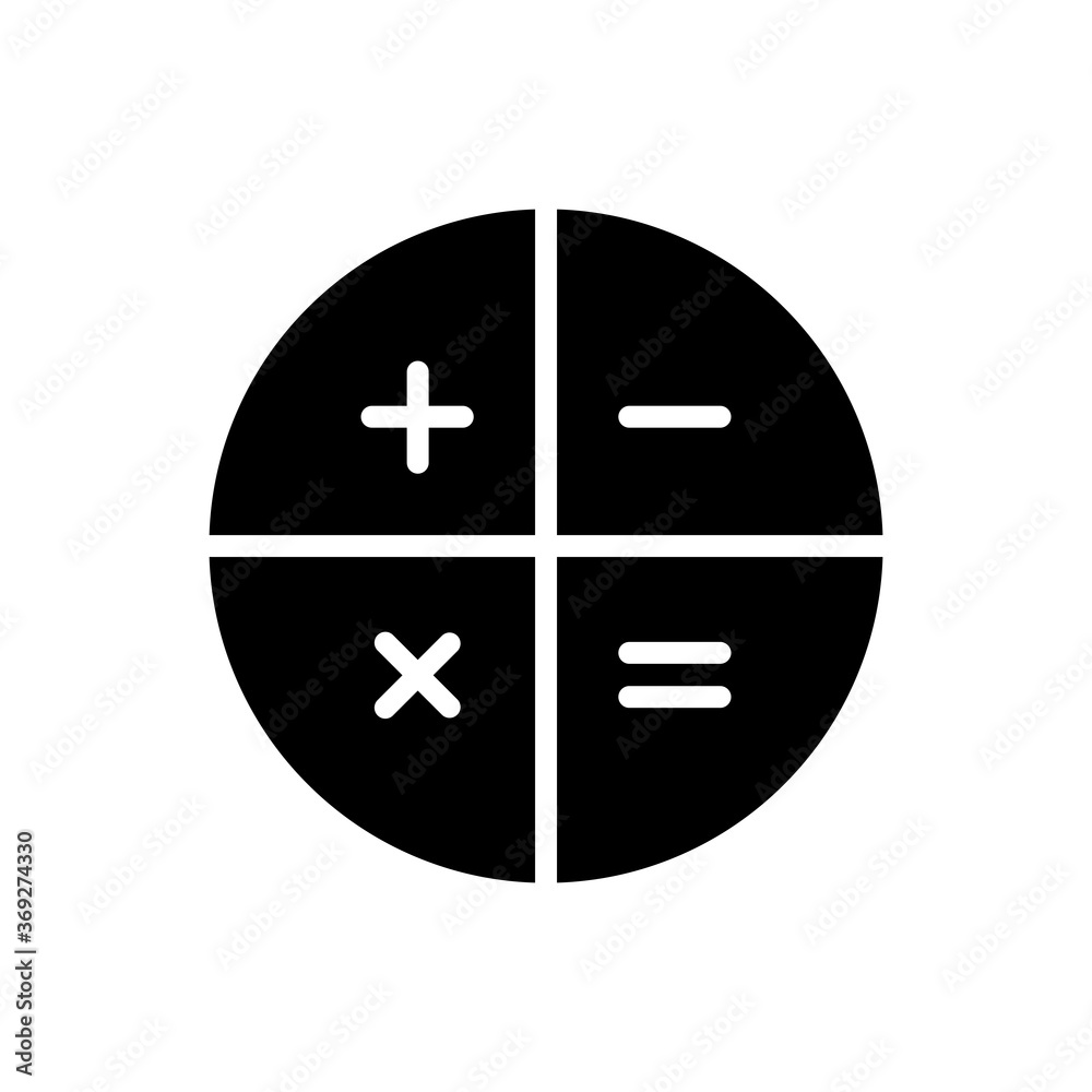 Obraz premium Calculator Icon Vector Illustration Design