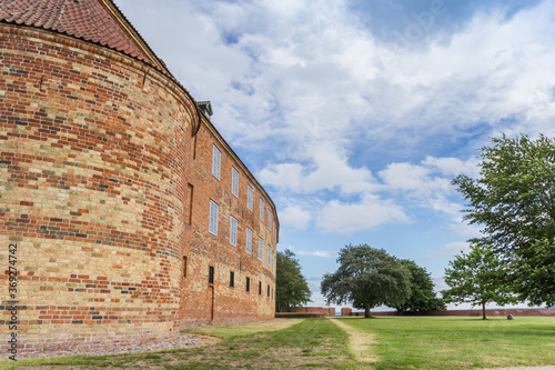 Garden and castle in the historic city Sonderborg, Denmark © venemama