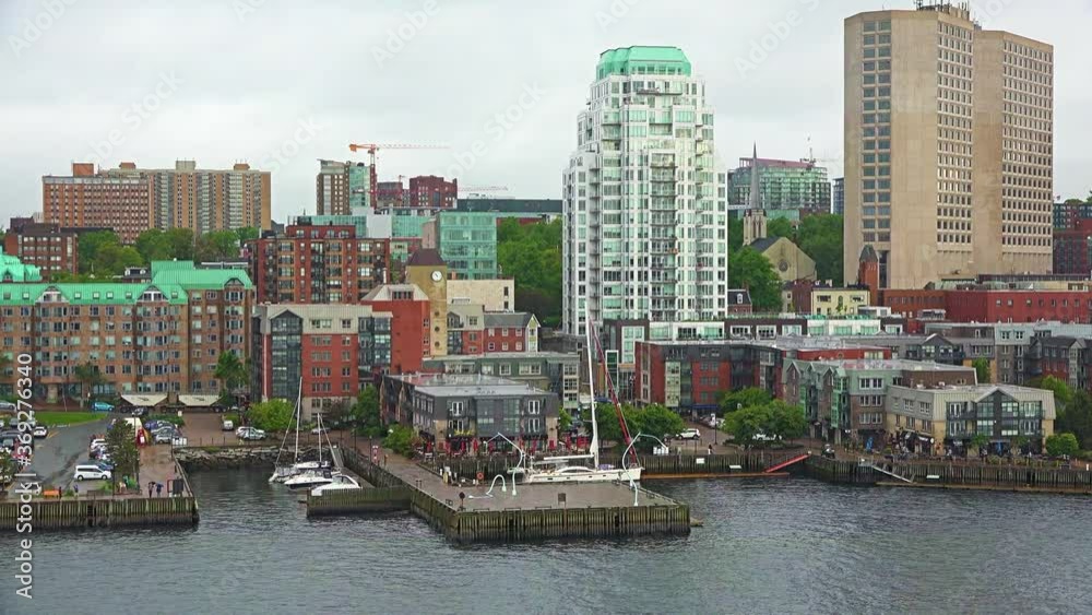 Canada. Halifax. Capital of the province of Nova Scotia. Downtown skyscrapers. City of Glory. Canada. Halifax. Capital of the province of Nova Scotia. Downtown skyscrapers. City of Glory.