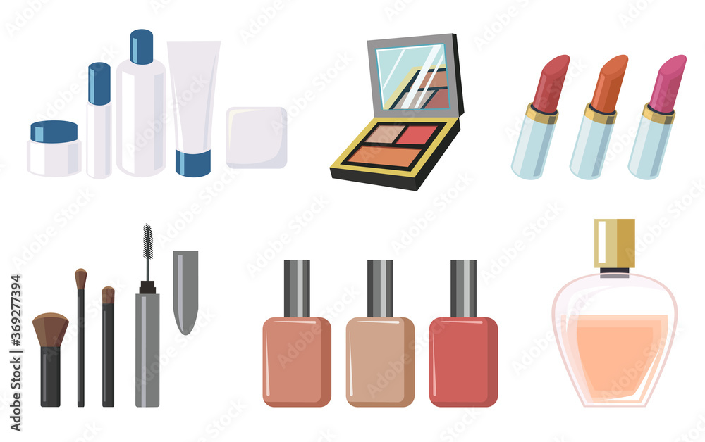 化粧品のイラスト Stock Vector Adobe Stock