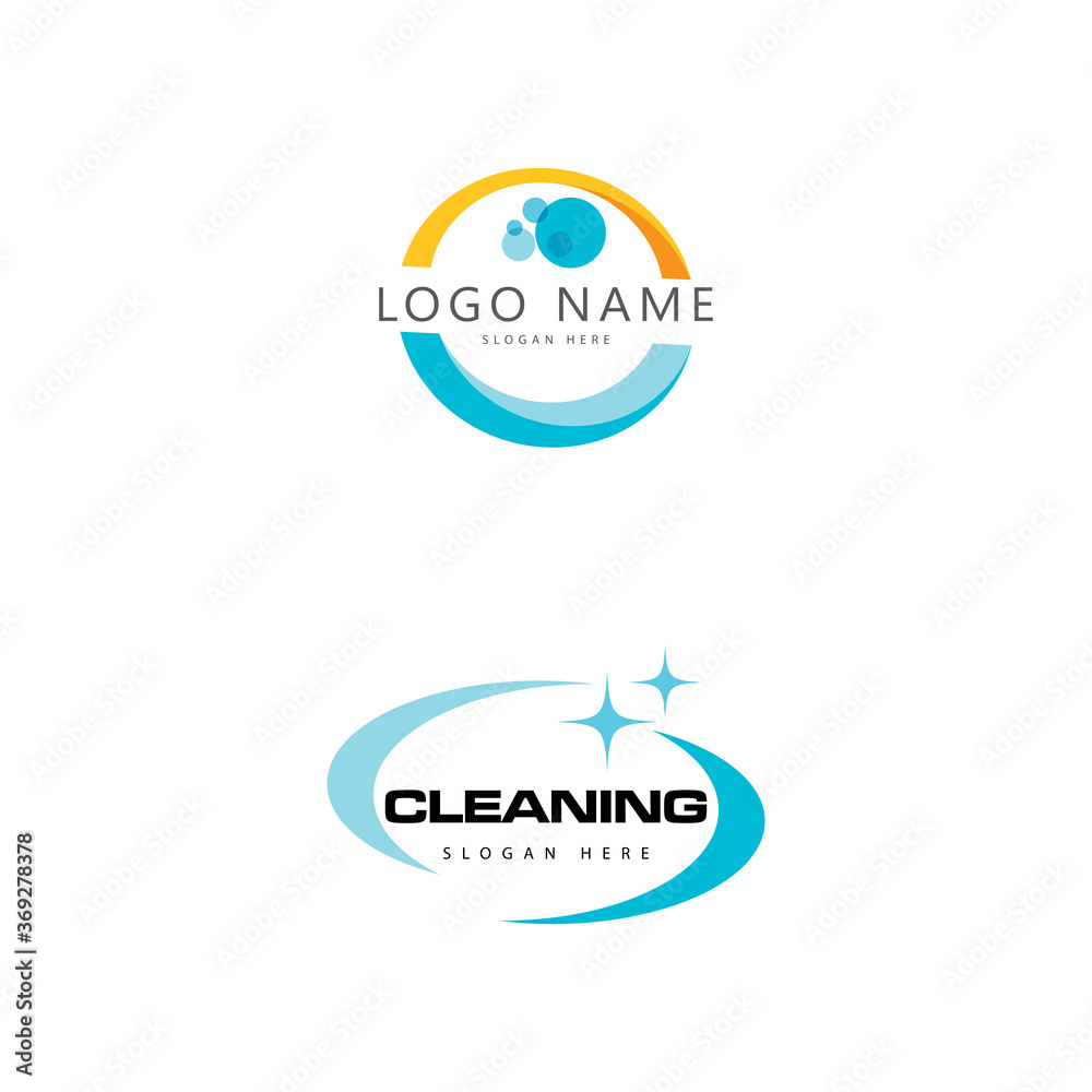 Cleaning Logo Template vector symbol Cleaning Logo Template vector symbol