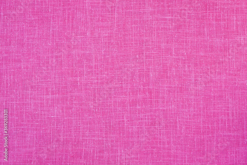 Pink linen texture. Pink Canvas background. Pink fabric texture