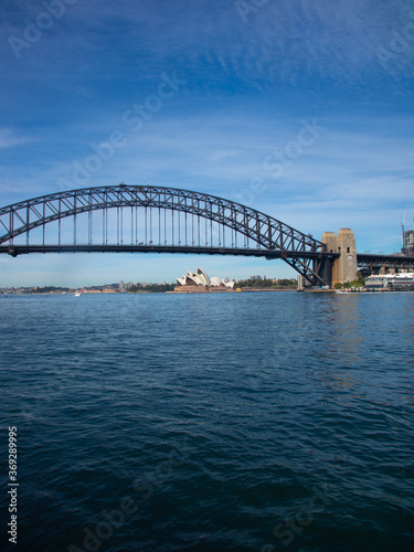 Panoramic view of Sydney Harbour NSW Australia © Elias Bitar