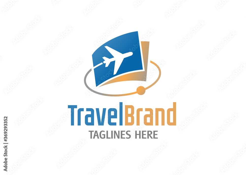 Travel agency vector logo template. Holiday logo template. Airplane travel tourism. around the world icon vector. creative design world travel logo. Travel agency vector logo template. Holiday logo template. Airplane travel tourism. around the world icon vector. creative design world travel logo.