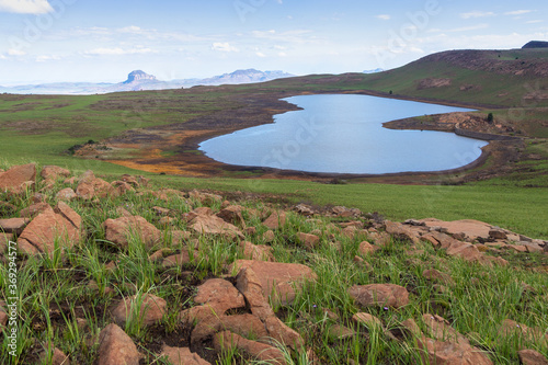 Gibson Dam on Platberg, Harrismith, Free State, South Africa photo