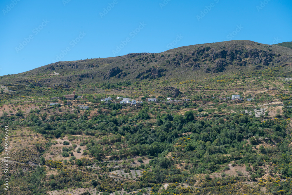 village on the mountainside