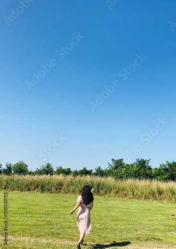 young woman in the field © anita