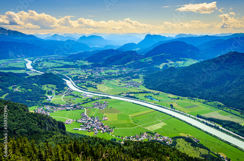 view at the kranzhorn mountain - austria photo