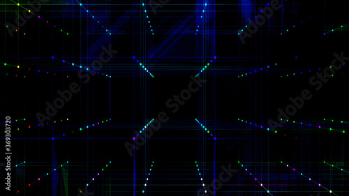 Data technology background. Abstract digital background. Science background. Technological background. Matrix. Binary Code. 3D rendering. 4k.