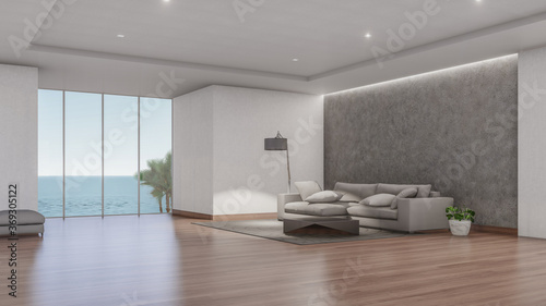 3D Interior Rendering Of Bedroom Illustration