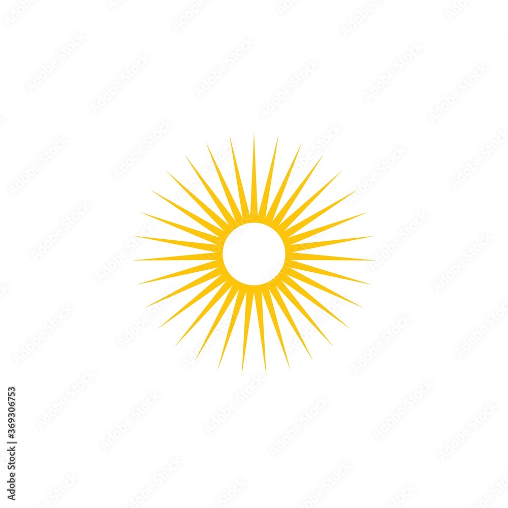 sun illustration logo sun illustration logo