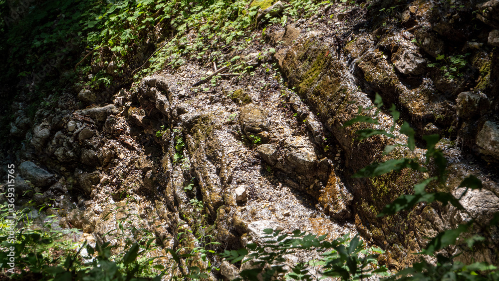 The impressive gorge of the Höllental