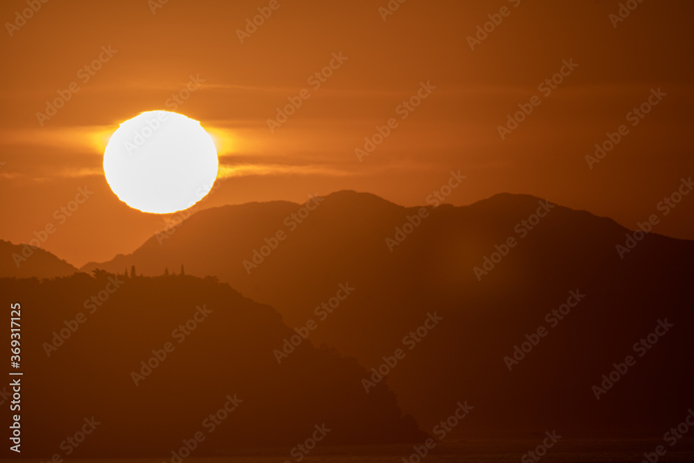 Obraz premium Sunrise time at the beach