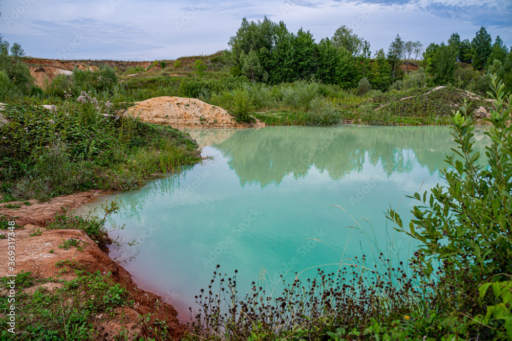 Obraz premium blue lake